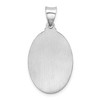 Black Bow Jewelry 14k Yellow or White Gold Hollow Oval St. Christopher Pendant, 16x33mm - 3 of 4