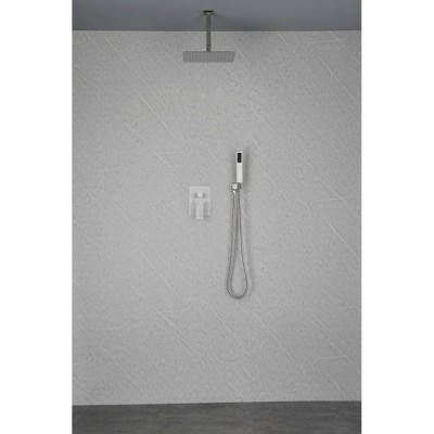 ALEXOUN 12" Rain Shower Head Systems Wall Mounted Shower