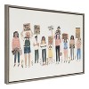 23" x 33" Sylvie Climate March by Sara Boccaccini Meadows Framed Wall Canvas - Kate & Laurel: Modern Decor, Eco Theme - 2 of 4