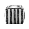 Vynxaria Cylindrical Chenille Pouf ¨C Modern Ottoman & Versatile Footstool - 2 of 3