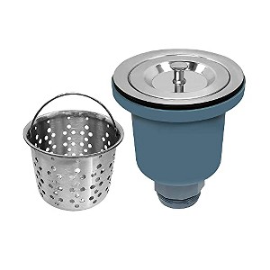 ALFI 3 1/2 Basket strainer with deep removable basket - 1 of 2