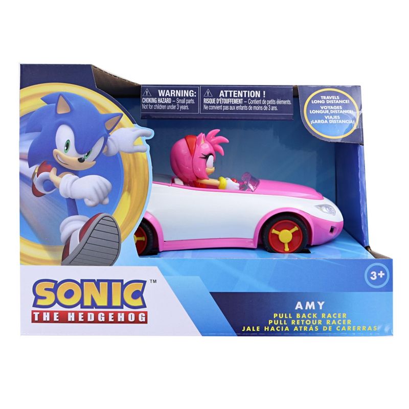 Nkok Sonic the Hedgehog Pull Back Racer | Amy Rose, 1 of 4