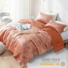BAGOKIE 2/3 Pieces Velvet Bed in a Bag Comforter Set - 2 of 4