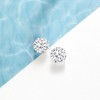 Ross-Simons 7.00 ct. t.w. CZ Stud Earrings in Sterling Silver - 3 of 4