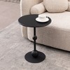 Vynxaria Vintage Round Metal Coffee Table for Small Spaces ¨C Elegant Accent Table - 2 of 4