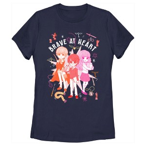 Women's Harry Potter Brave at Heart Anime Friends T-Shirt - 1 of 4