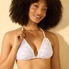 Women's Ruffle Trim Paisley Print Triangle Bikini Top - Shade & Shore™ - 3 of 3