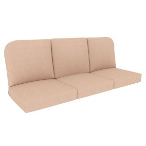 Covers&All Outdoor Seat / Back Cushion Three Seater, Durable Olefin Fabric, 24 in Lx 22 in W x 5 in Thick - 1 of 4