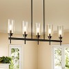 Tribesigns 5-Light Light Fixture, Farmhouse Dining Room Chandeliers Kitchen Island Ceiling Light - 2 of 4