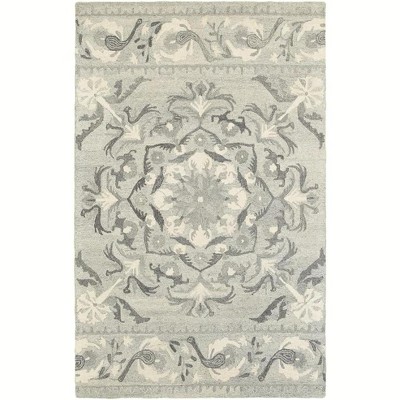 Oriental Weavers Craft 93001 Ash/ Ivory Indoor Area Rug - 2'6" x 8'