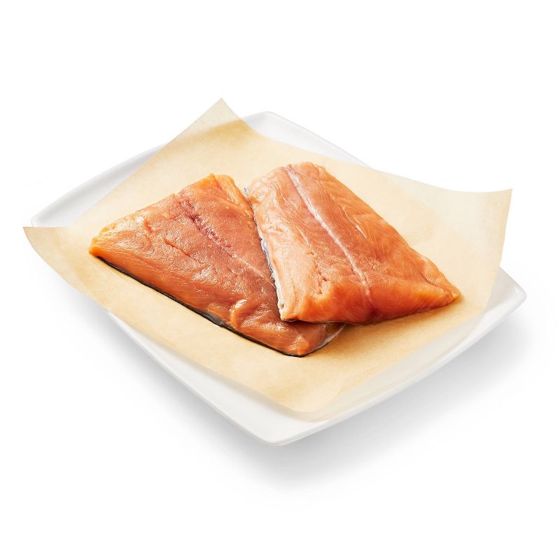 Alaska Keta Salmon Skin On Fillets - Frozen - 24oz - Good &#38; Gather&#8482;, 2 of 4