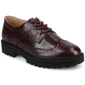 Journee Women's Claudiya Medium and Wide Width Oxford - 1 of 4