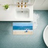 Stupell Industries Sunny Beach Day Birds Printed Plush Bathroom Floor Mat, design by Jeff Pica - 3 of 4