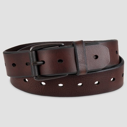 Denizen® From Levi's® Men's Big & Tall Roller Buckle Casual Leather Belt -  Brown 2xl : Target