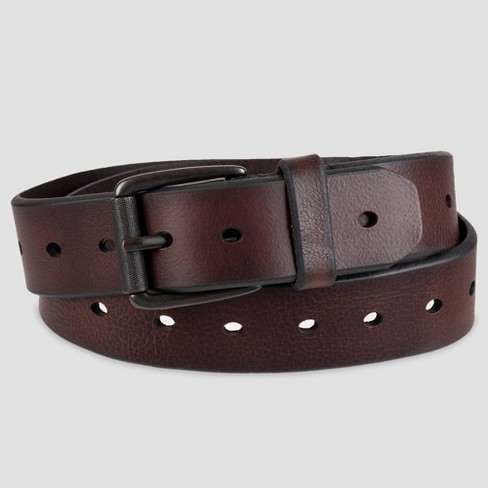 DENIZEN® from Levi's® Men's Big & Tall Roller Buckle Casual Leather Belt -  Brown 2XL