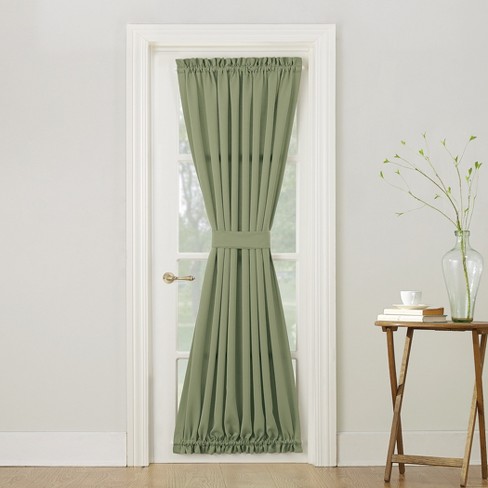 54"x72" Sun Zero Room Darkening Seymour Rod Pocket Door Curtain Panel - image 1 of 3