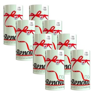 Renova Colored Paper Towel Roll – 2 Ply, 120 Sheets, Compact Design - 1 of 4