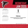NFL Atlanta Falcons 2025 Box Calendar - 3 of 4