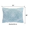 Rylee Collection Floral Design 100% Cotton Tufted Standard Pillow Sham - Better Trends - 4 of 4