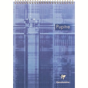 Clairefontaine Wirebound Notepad - Graph 80 sheets - 8 1/2 x 11 3/4 - Assorted Colors - 1 of 4