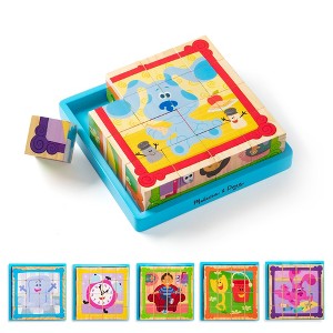 Melissa & Doug Blues Clues & You! 16pc Wooden Cube Puzzle - 1 of 4
