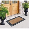 A1HC Natural Coir & Rubber Door Mat, 30"x48" Heavy Duty, Anti-Shed, Outdoor Entrance Large Doormat - 4 of 4