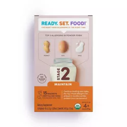 Ready, Set, Food! Early Allergen Introduction Mixins Baby Meals - Stage 2 - 15 days - 1.2oz