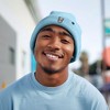 Dalix Ice Bear Embroidered Beanie Astronaut Warm Winter Knit Hat for Men - 3 of 4