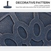 Gulches 18" 26 lbs Round Resin Umbrella Base Stand with Decorative Pattern - Bronze, Fits 1.5", 1.89" Poles - 4 of 4
