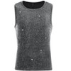 Lars Amadeus Men's Sparkle Slim Fit Shining Sleeveless Club See Through Tank Top - 2 of 4