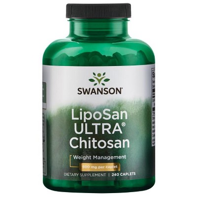 Swanson Weight Loss Supplements Liposan Ultra Chitosan 500 mg 240 Cplts.