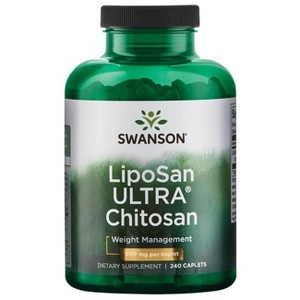 Swanson Weight Loss Supplements Liposan Ultra Chitosan 500 mg 240 Cplts. - 1 of 2