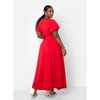 Rebdolls Women's Big Risk Wrap Around Duster Crop Top - 3 of 3
