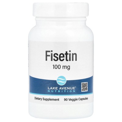 Lake Avenue Nutrition Fisetin, 100 mg, 90 Veggie Capsules