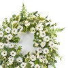 Melrose Mixed Fern and Daily Floral Wreath 22.5"D - 2 of 2