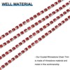 Unique Bargains DIY Bag Clothing Decoration Crystal Rhinestone Sew on Close Claw Chain Trim - 3 of 4