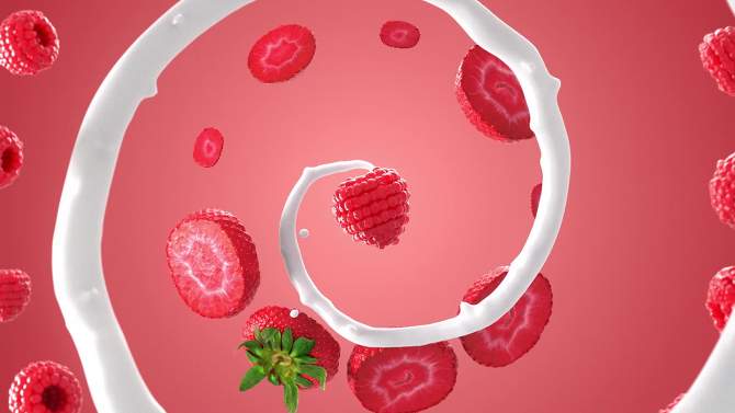 Wyman&#39;s Just Fruit Frozen Raspberries &#38; Strawberries with Greek Yogurt Bites - 4ct/9.2oz, 2 of 9, play video