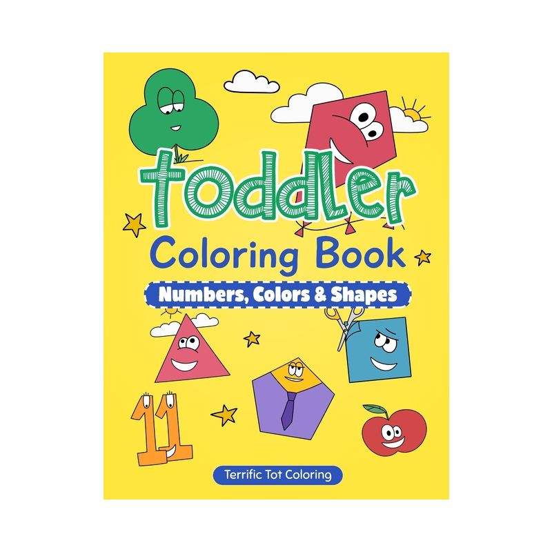 Toddler Coloring Book - by  Terrific Tot Coloring (Paperback), 1 of 2