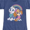 Girls' - Paw Patrol - Skye and Everest Best Friends Fitted Short Sleeve Graphic T-Shirt - 2 of 4