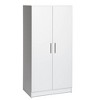 112" Elite with 9 Storage Cabinet Set White - Prepac: Laminated Composite Wood, Adjustable Shelves - 4 of 4
