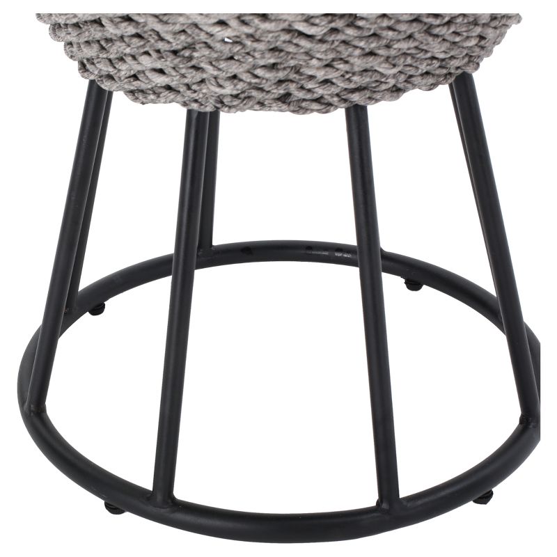 Crete Round Wicker Outdoor Side Table - Christopher Knight Home, 4 of 11