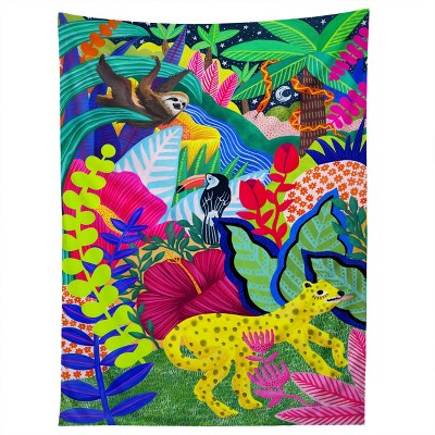 Sewzinski Jungle Animals Tapestry - Society6