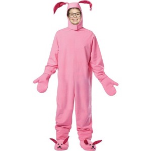 Imposta Costumes Kids' Christmas Bunny Costume Bodysuit Pink One Size - 1 of 1
