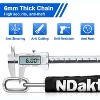 Bike Chain Lock, 5 Digit Combination Heavy Duty Anti Theft Bicycle Chain Lock,2.62/3.2/4.27/5/6Ft Long Security Resettable Bike Locks for Bike - 4 of 4