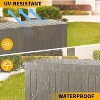 BI&SEA 150 Gallon Waterproof Deck Box-094A,Lockable Resin Storage Box for Patio Furniture Cushions Garden Tools and Outdoor Delivery Storage - 2 of 4
