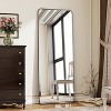 56" x 21" Full Length Mirror with Rounded Corners, Floor Mirror for Standing, Hanging or Leaning in Bedroom or Dressing Room - 2 of 4