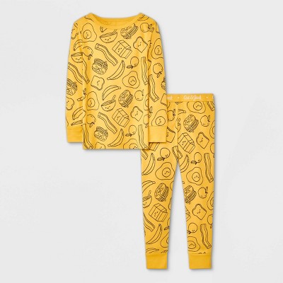 Toddler 2pc Breakfast Pajama Set - Cat & Jack™ Yellow