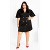 Women's Plus Size Julissa Dress - black | CITY CHIC - 3 of 4