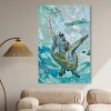 Art Remedy Serene Turtle Colorful Coastal Wall Art Unframed - 2 of 4