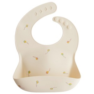 Mushie Silicone Baby Bib - 1 of 4